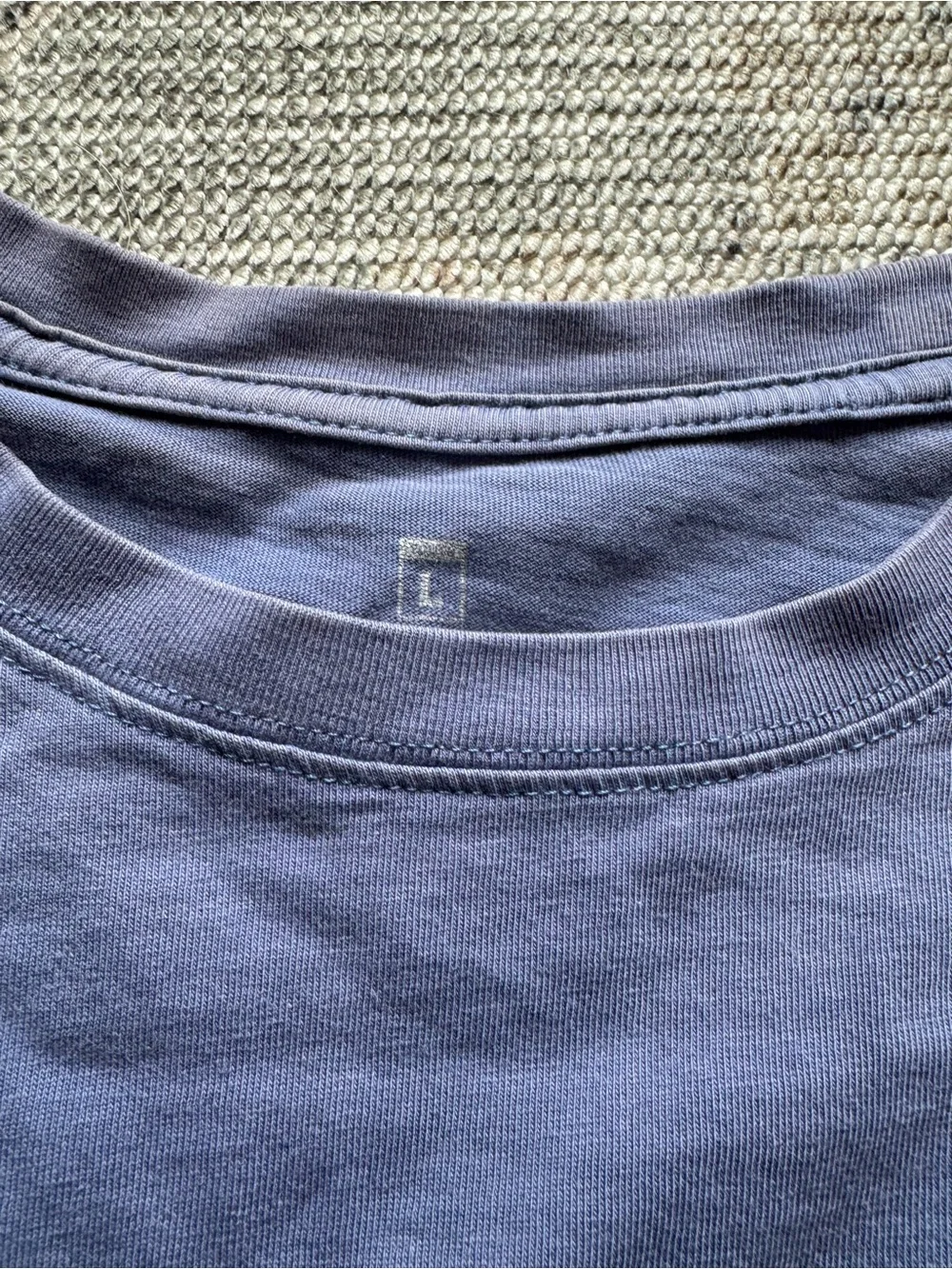 Southern Marsh Youth Large Long-Sleeve Pocket T-Shirt — Blue